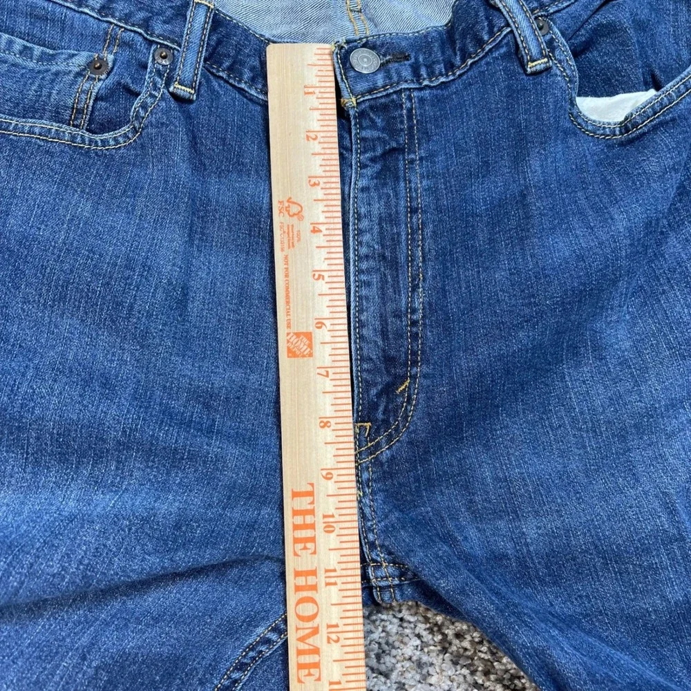 Levi's 514 Men's 38x30 Straight Fit Jeans Dark Wash Blue Denim Regular Fit